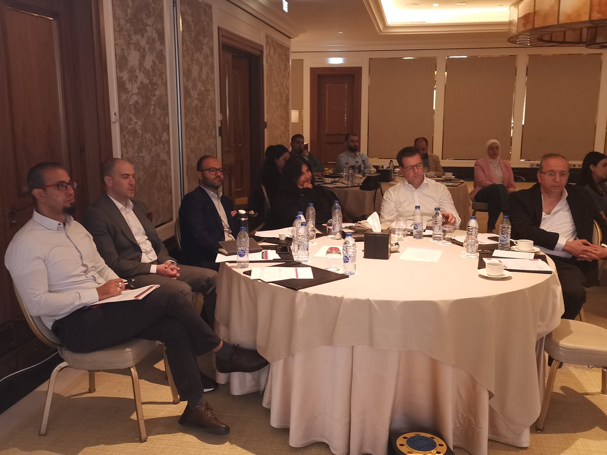 intajICTJO's tweet photo. The Visionary Leader in #Outsourcing, #Staffing and #Business_Success: #Olga_Fragis during the "#IT_outsourcing success" workshop organized today by #intaj in partnership with @Live_Assets https://t.co/6vSDreAsb3