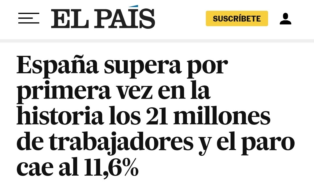 Monica_Garcia_G's tweet photo. Los mejores datos de empleo en la historia de España. Quienes vaticinaron el apocalipsis con la aprobación de la reforma laboral deberían replantearse dejar de poner palos en la rueda y celebrar este avance. https://t.co/J1VvurrdcP