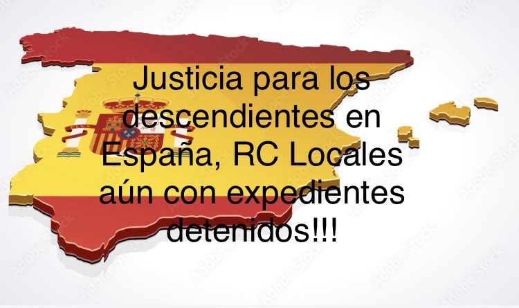 carolalara7's tweet photo. Expedientes #LMD detenidos en RCUM y otros locales, RC Central inscribiendo a cuenta gotas y con una denegación. Sigue nuestro difícil camino de recuperación de nuestro derecho de sangre!!! #NacionalidadEspañola #NacionalidadJusta #LMDEspañaInscribanYa https://t.co/KuvkNoj7Ua