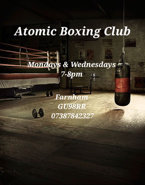 atomicabcboxing's tweet image. Atomic Boxing Club 🥊 

Learn the art of boxing

Try something new

Mondays and Wednesdays 7-8pm 🥊

Farnham
GU98RR 
07387842327

@atomicboxingclub
#boxing
#learnsomethingnew 
#AtomicBoxingClub