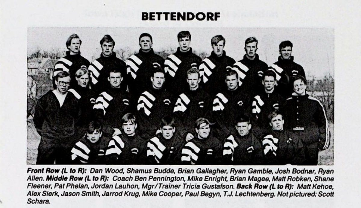 IHSAA's tweet photo. In honor of National Soccer Day, today's #AchieveUpdate takes us back to 1995. Bettendorf and Valley faced off to become the first spring soccer champions. Bettendorf won 1-0, giving themselves the title as the first team to win that tournament! ⚽️🏆 https://t.co/csWRPJeITx
