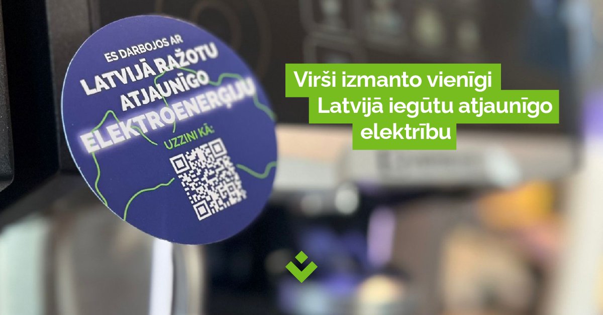Mēs būtiski paplašinām sadarbību ar Latvijas ražotājiem, nodrošinot atjaunīgo elektrību visās “Virši” stacijās. Šobrīd sadarbojamies ar 65 vietējiem ražotājiem, kuri elektroenerģijas ražošanai izmanto sauli, ūdeni, biomasu un biogāzi. Vairāk: ej.uz/eaw2