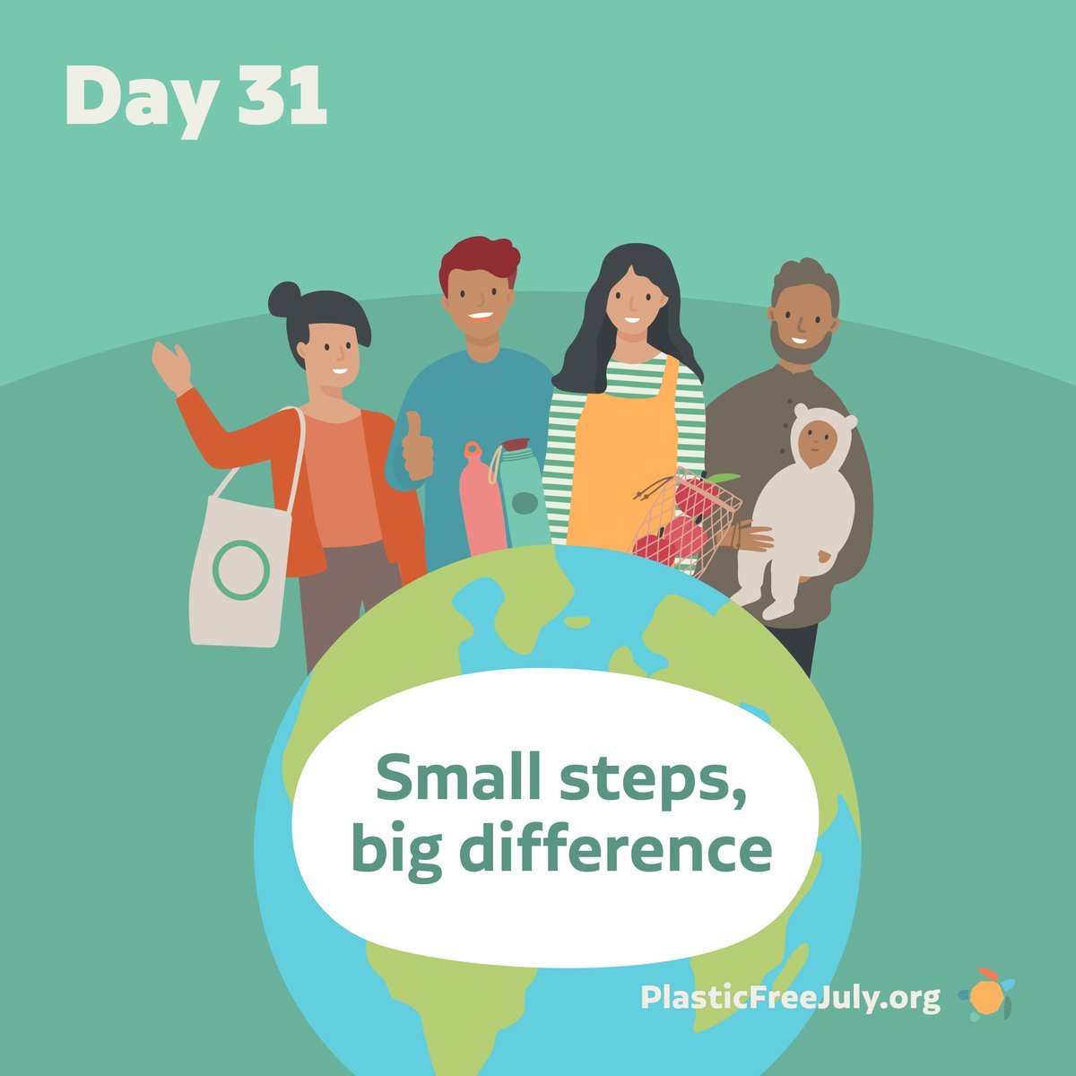 PlasticFreeJuly's tweet image. DAY 31: It may be the last day of July but taking steps to help end plastic pollution will continue!

𝐖𝐡𝐚𝐭 𝐰𝐚𝐬 𝐭𝐡𝐞 𝐛𝐢𝐠𝐠𝐞𝐬𝐭 𝐜𝐡𝐚𝐧𝐠𝐞 𝐲𝐨𝐮 𝐦𝐚𝐝𝐞 𝐭𝐡𝐢𝐬 𝐲𝐞𝐚𝐫?
plasticfreejuly.org/submit-your-st…

#PlasticFreeJuly #SmallStepsBigDifference