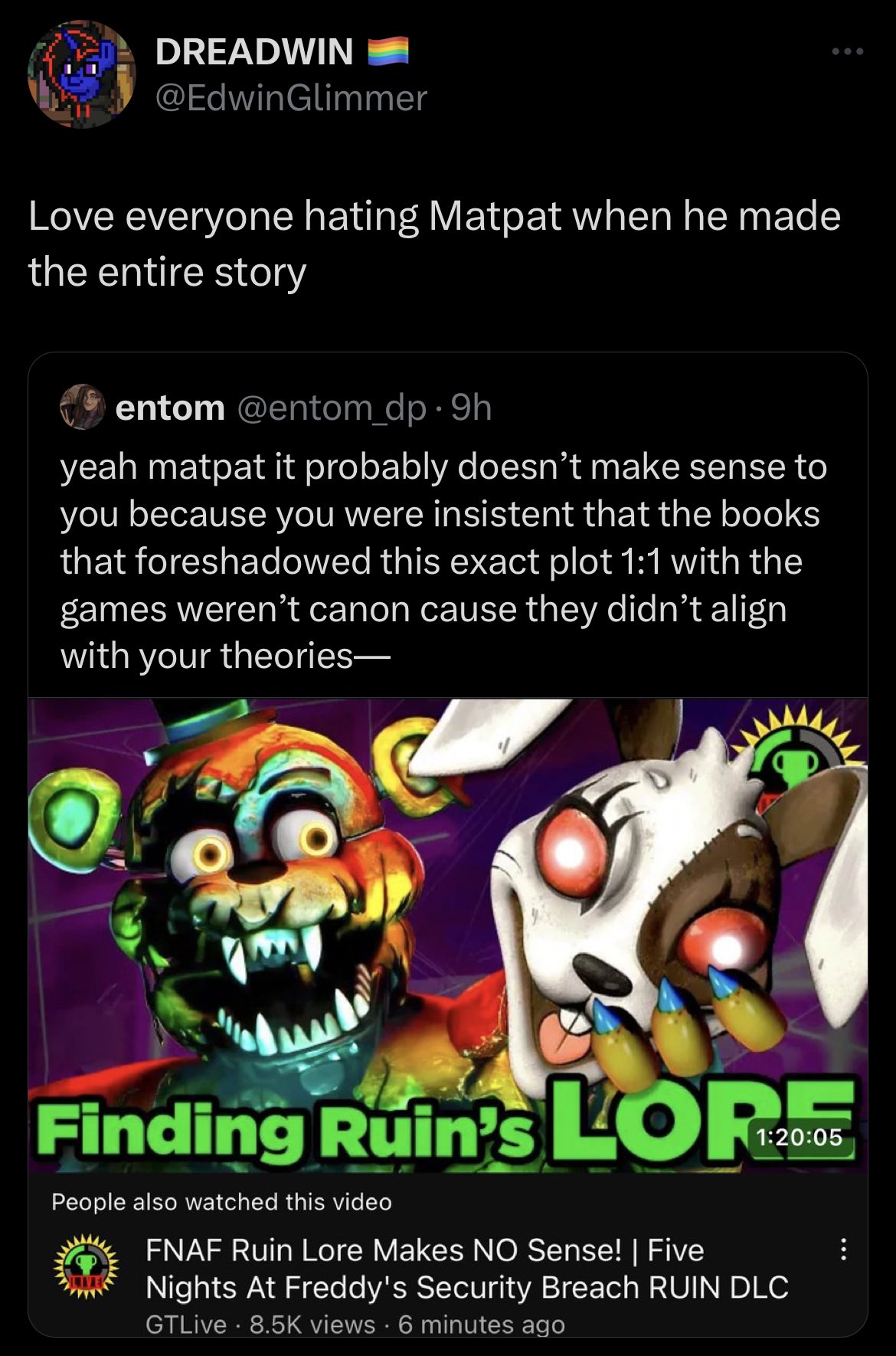 MichaelO2k on X: &ldquo;This is not true actually! The current fnaf 