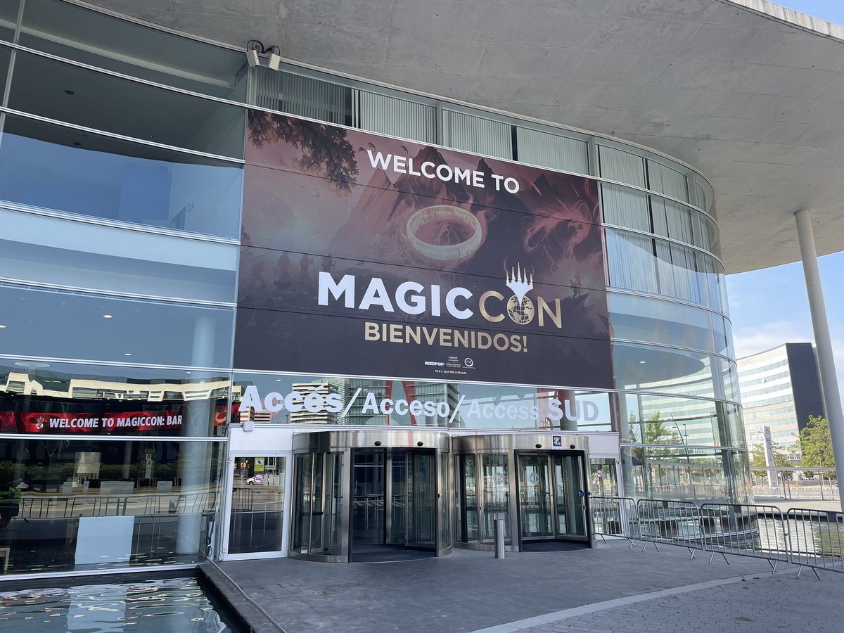 ThreeForOne_'s tweet photo. Hola 👋 who else will we see this weekend? Day 0 starts today, we just wait for the rest of the team to arrive to start building the booth #magiccon #magicconbarcelona https://t.co/laBnLMfQ4V