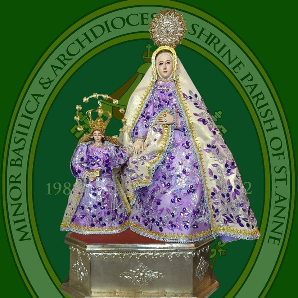 mbaspstanne's tweet photo. Ang Mahal na Poong Santa Ana sa kanyang bagong kasuotan pagkatapos ng kanyang Kapistahan.
#MBASPSA436 #PistaNiPoAna2023 #Pagbibihis https://t.co/aa33faVIKx