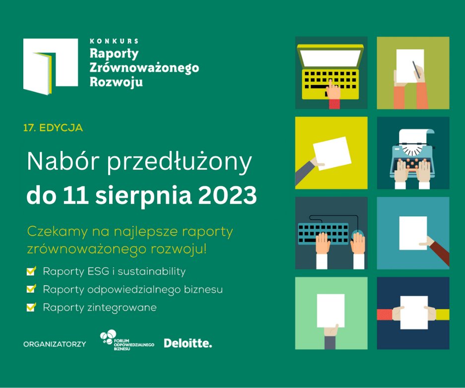 FOB_Poland's tweet photo. ❗ UWAGA ❗📣 Dobra wiadomość dla wszystkich tych, którzy dopinają swoje raporty #ESG na ostatni guzik. Czekamy na Wasze raporty do 11 sierpnia 🗓👉 Zgłoś swój raport tutaj: https://t.co/nV28nrGPex #CSRwPL #raportowanieESG #csrd #zrównoważonyrozwój @Deloitte @FOB_Poland https://t.co/6rP7PrMQiq