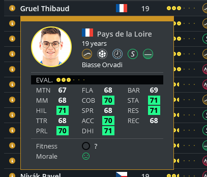 BaburuShikikan's tweet image. Finally got to make my team on the 2nd season after picking each rider 1 by 1. I couldn&apos;t believe when this French guy accepted my Continental team 💪got also my 1st Sprint win #PCM2023