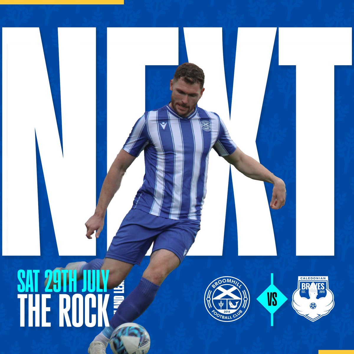 The fun don't stop. Caledonian Braves are next to visit The Rock this Saturday. Kick off is at 3pm.

💷 £8 / £4 (Cash gate available)
🎟 app.fanbaseclub.com/Fan/Tickets/Se…