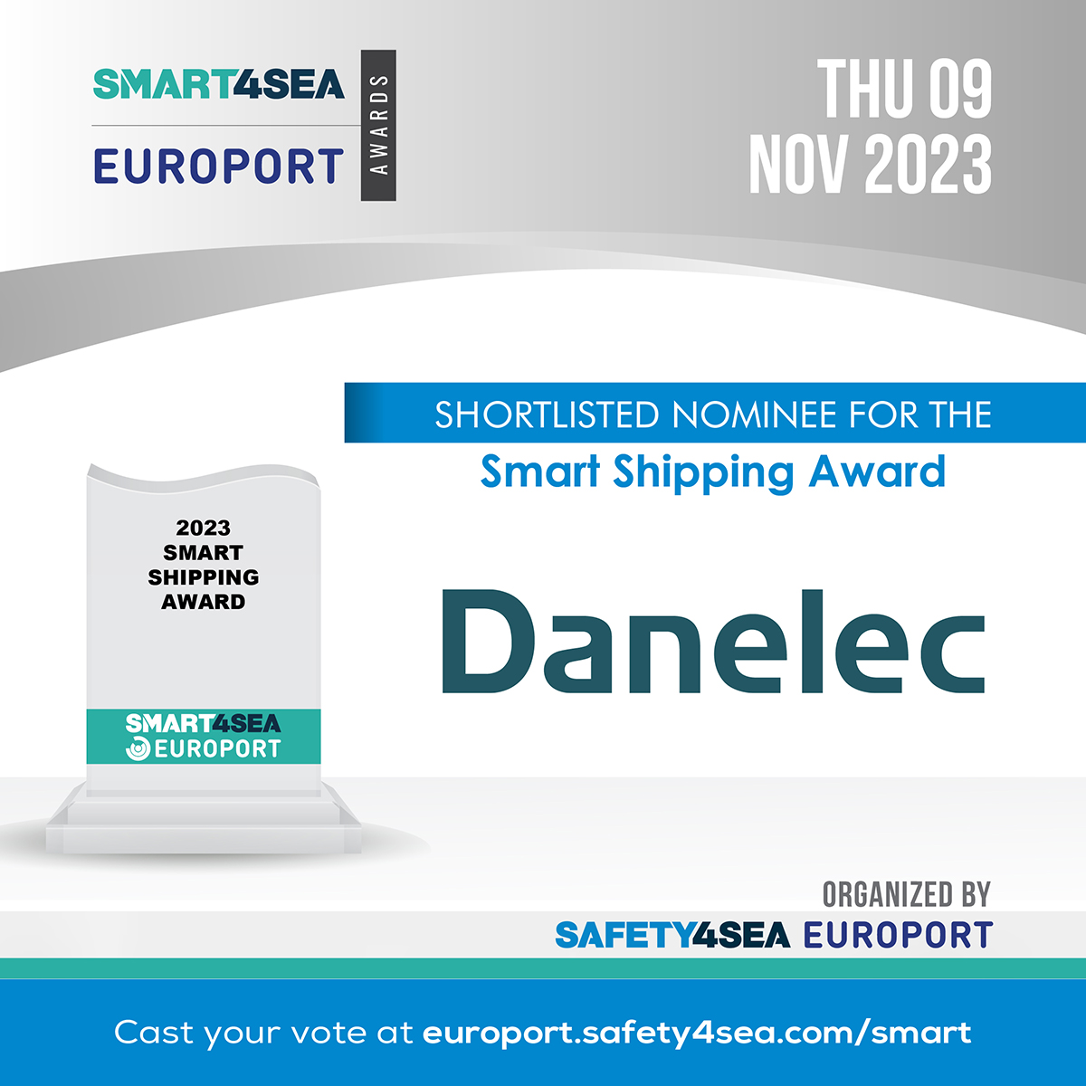 We're stoked to be nominated for the #SMART4SEAEUROPORT Award! Help us make waves 🌊 in the maritime industry with our Kyma SHaPoLi solution. Your vote counts! Cast it here: secure.pinnion.com/pepl/pinnion.p…

#SustainableShipping #GreenShipping #VoteForUs