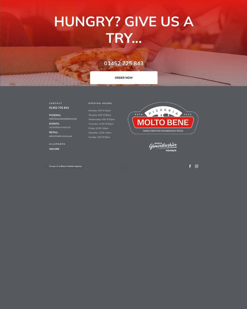 🚀🎉 We proudly present the launch of the new website for Pizzeria Molto Bene ! 🍕✨ We partnered with them for the design, build, and launch. 🖥️🎨
 
Explore the new website now: bit.ly/3zzABEy 

Contact us bit.ly/2M7upPe 

#WebsiteLaunch