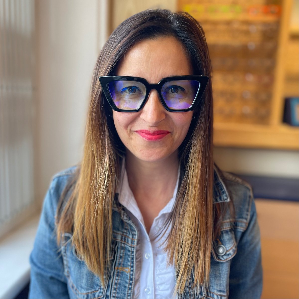 This amazing frame from our <a href="/CoralEyewear/">Coral Eyewear</a> range left the Llanishen practice with this lovely lady recently. Mrs C opted for for a good quality varifocal, and pairing them up with a blue graduated tint has made for a wonderful pair of spectacles!