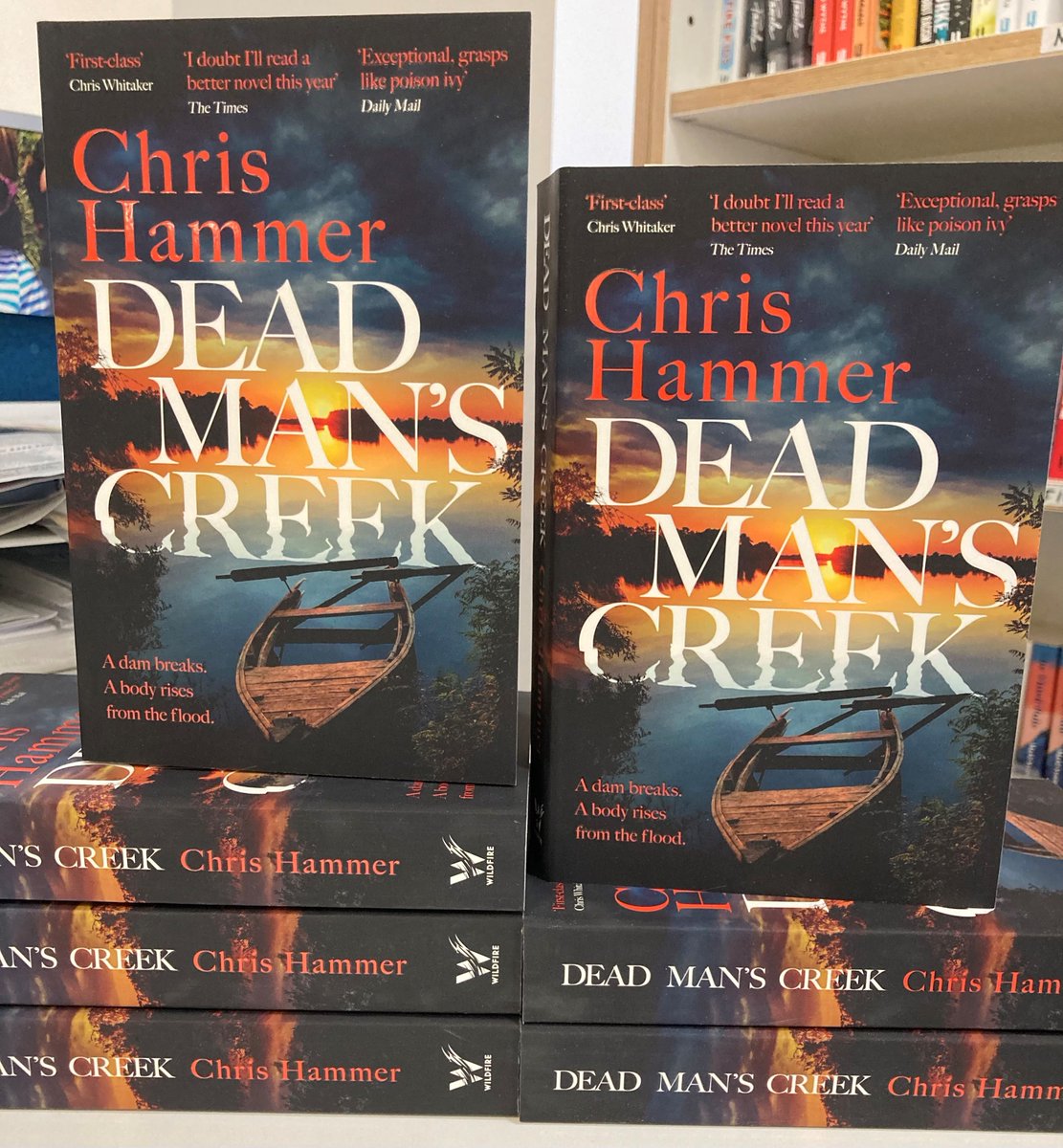 To celebrate the publication on 20/7 of #DeadMansCreek <a href="/hammerNow/">chris hammer</a> and Chris's fab visit <a href="/HarrogateFest/">Harrogate Festivals</a> #TheakstonsCrime I have 10 SIGNED PAPERBACK copies to giveaway to UK readers!!  Follow/RT to enter. Winners picked at random at noon on Mon 31st July! #Giveaway <a href="/Wildfirebks/">Wildfire Books</a>