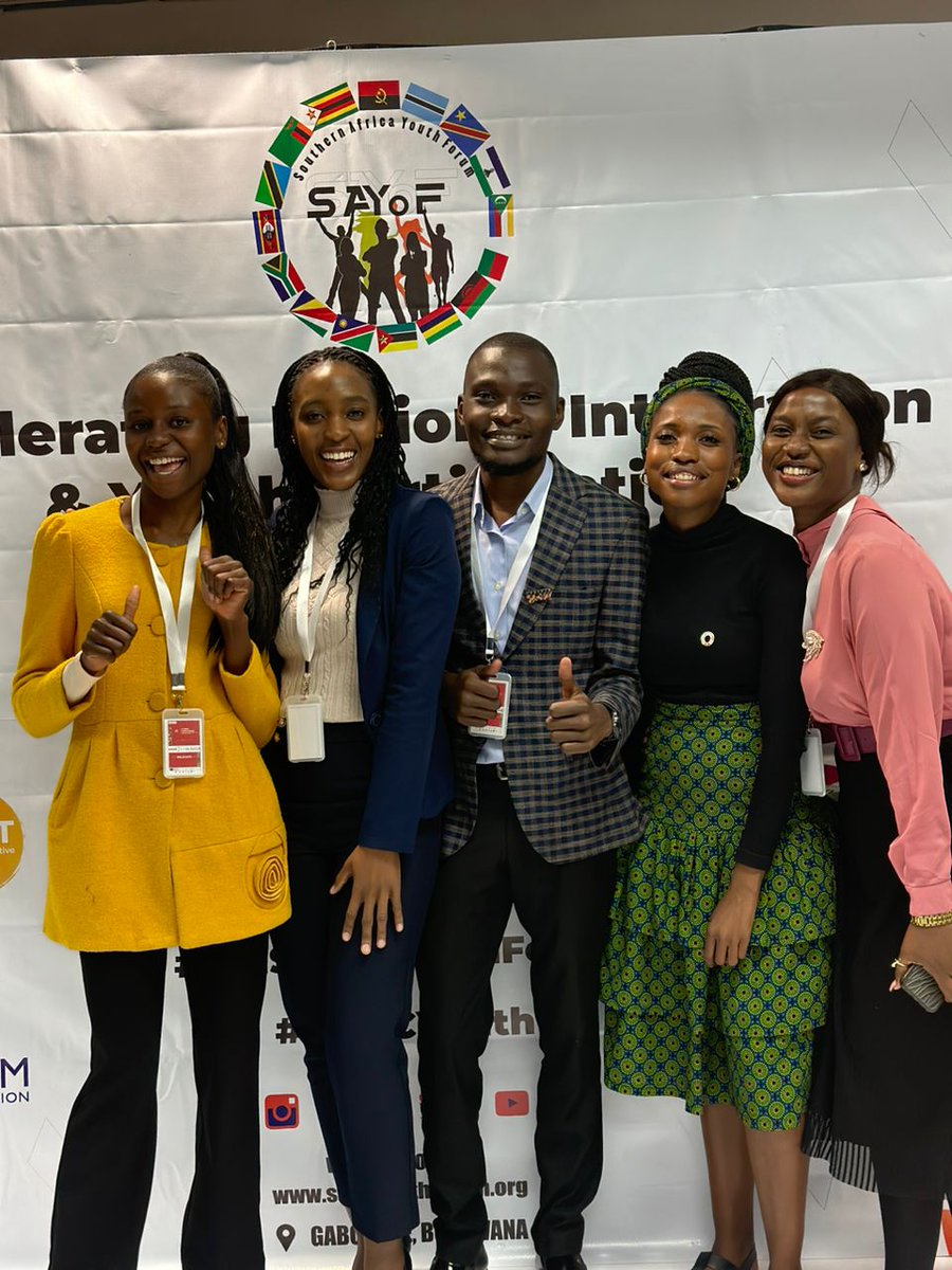BleKasenge's tweet photo. We are at the 5th SADC Youth Forum! We are having an amazing time and deliberating on the African Continental Free Trade Area (AfCFTA) Nothing for us without us!

@SAYoF_SADC @SADCYouthParly #5thSADCYouthForum https://t.co/jczjj0Jirf