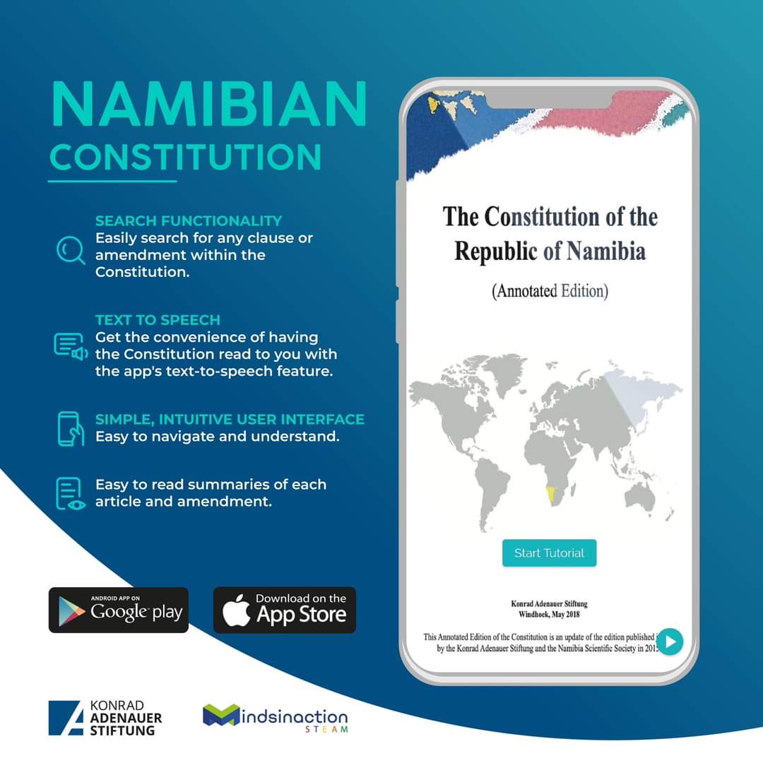 Get the Official Namibian Constitution Mobile App, available for both ...