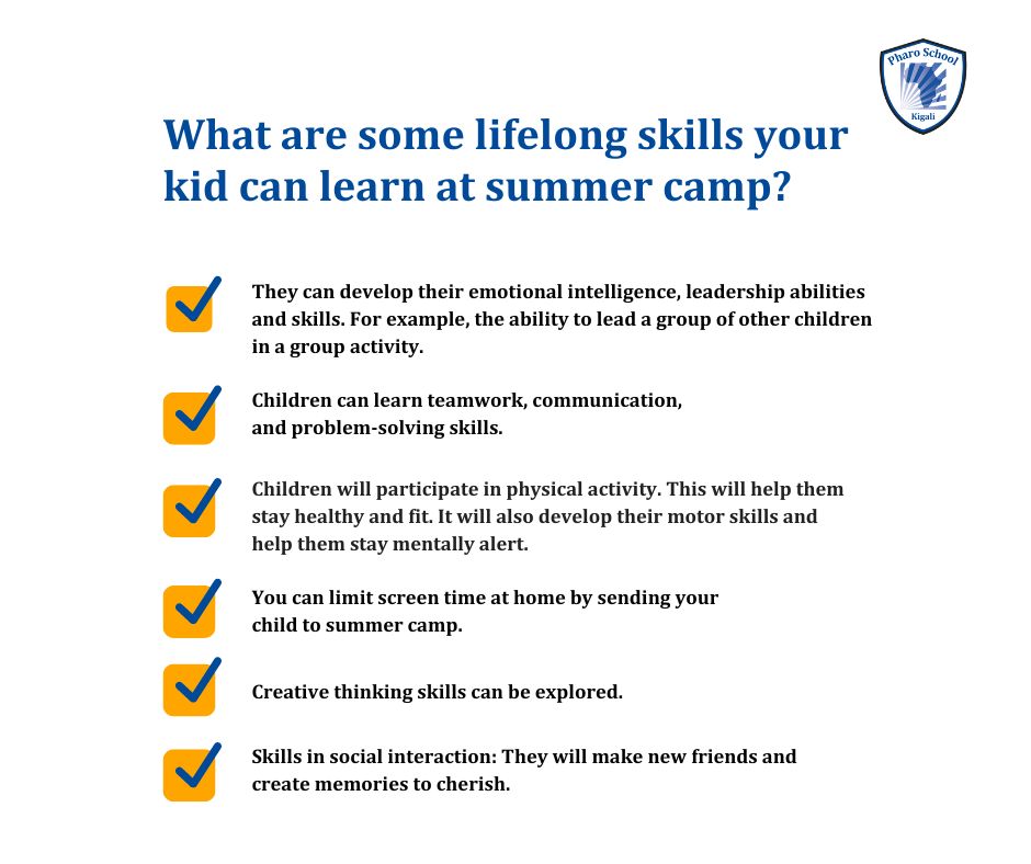 Keen to keep your kids active and learning this summer? @PharoSchool_Rw Summer Camp, scheduled to start on the 31st of July, will ignite your child's interest, nurture their passion and equip them with lifelong skills. Your child deserves the best!
Call: 0798687029
#Kigalisummer