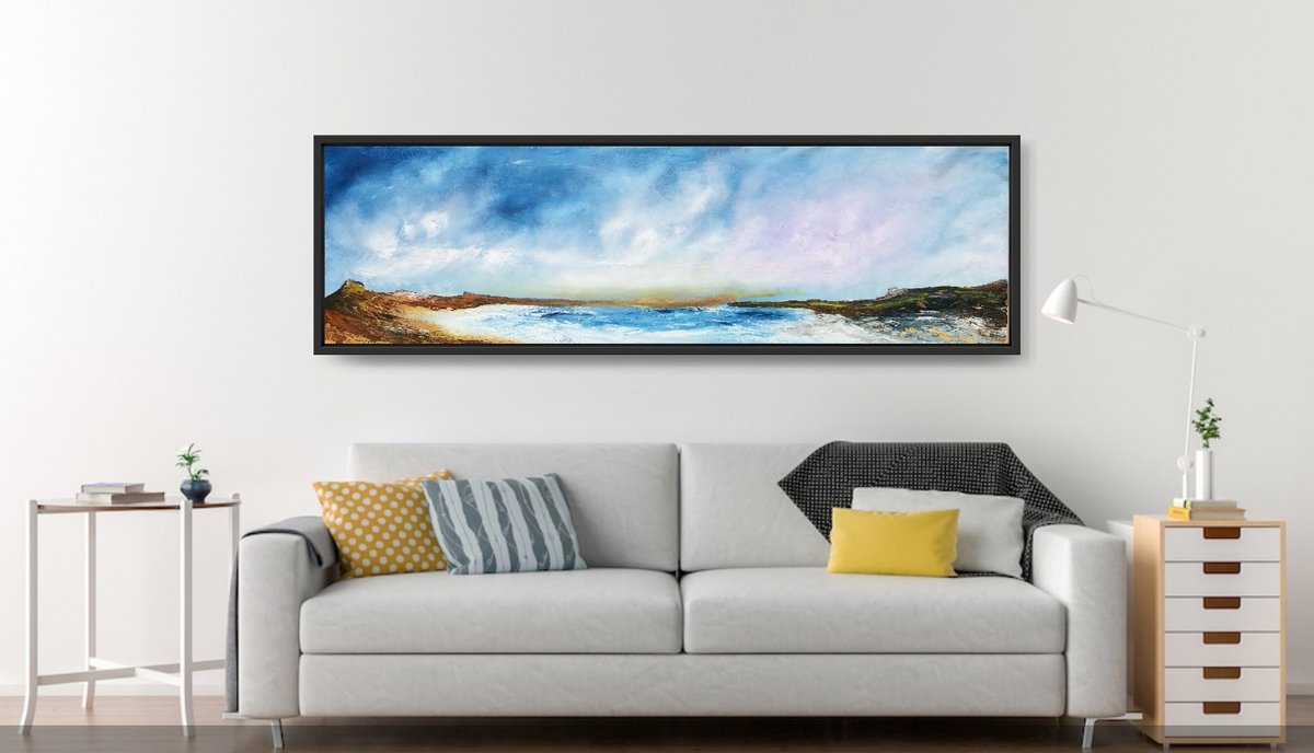 Beautiful panoramic landscape painting of the Hebridean Shores.
kencowins.art
#fineart #art #artist  #landscape #painting #homedecor #designdecor #livingroomart