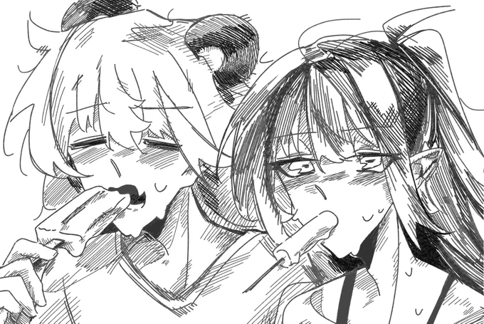 it's 38C out please help
#ねねアルバム 
#TOWART 
#ねねねトワワ 
