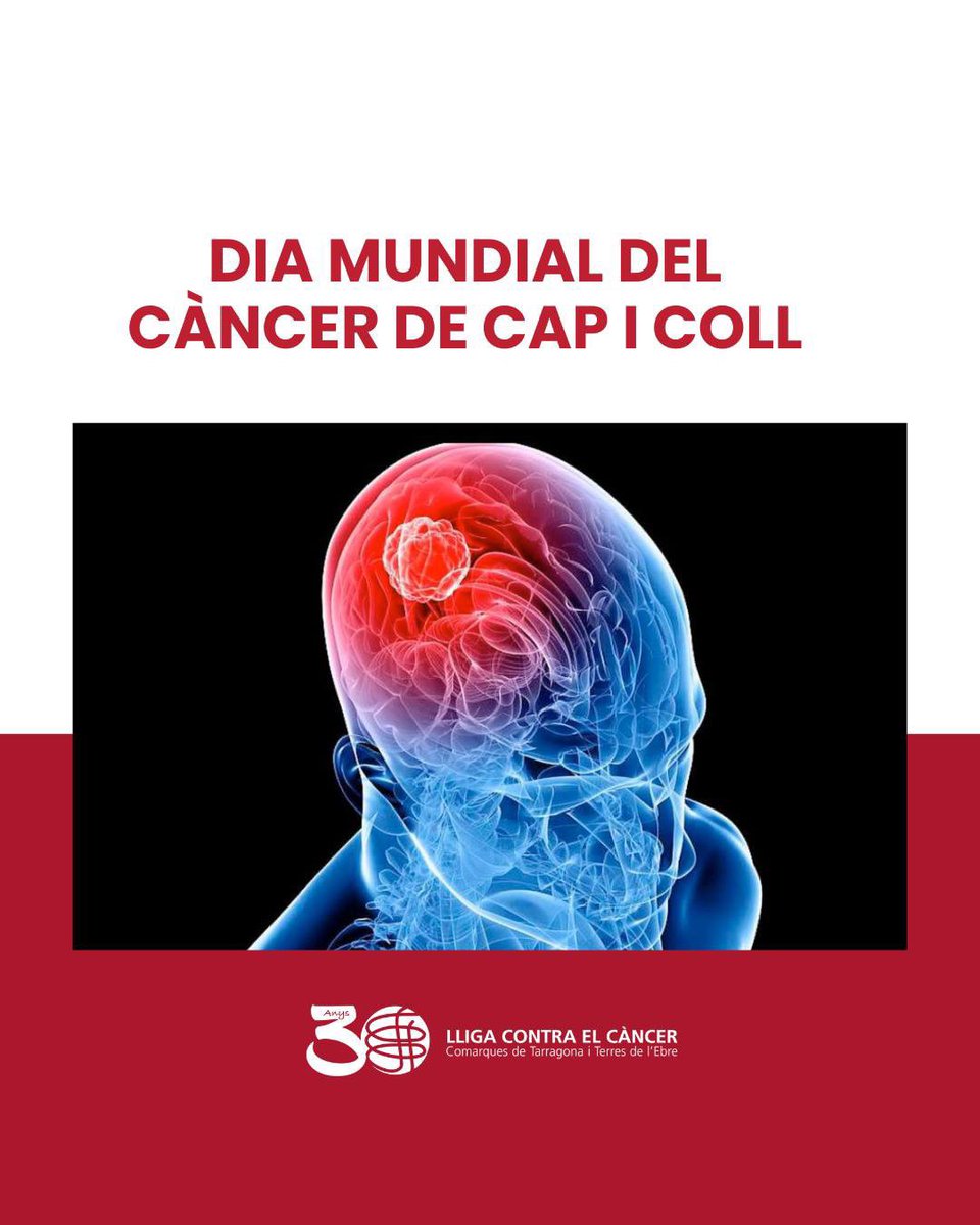 🗣 El 27 de juliol se celebra el Dia Mundial del Càncer de Cap i Coll. Segons xifres de la SEOM, és un tipus de càncer molt poc freqüent, que representa un 5% de tots els tumors i que es localitzen a diferents parts del cap i del coll.

juntscontraelcancer.cat/dia-mundial-de…