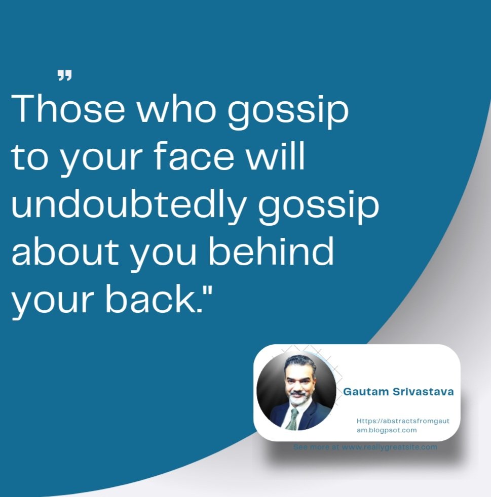 Beware of those who gossip with you; they may gossip about you too. Instead, seek out trustworthy colleagues who uplift and support each other. Building a positive network becomes your shield against the murky waters of office politics! #OfficePolitics #TrustworthyColleagues