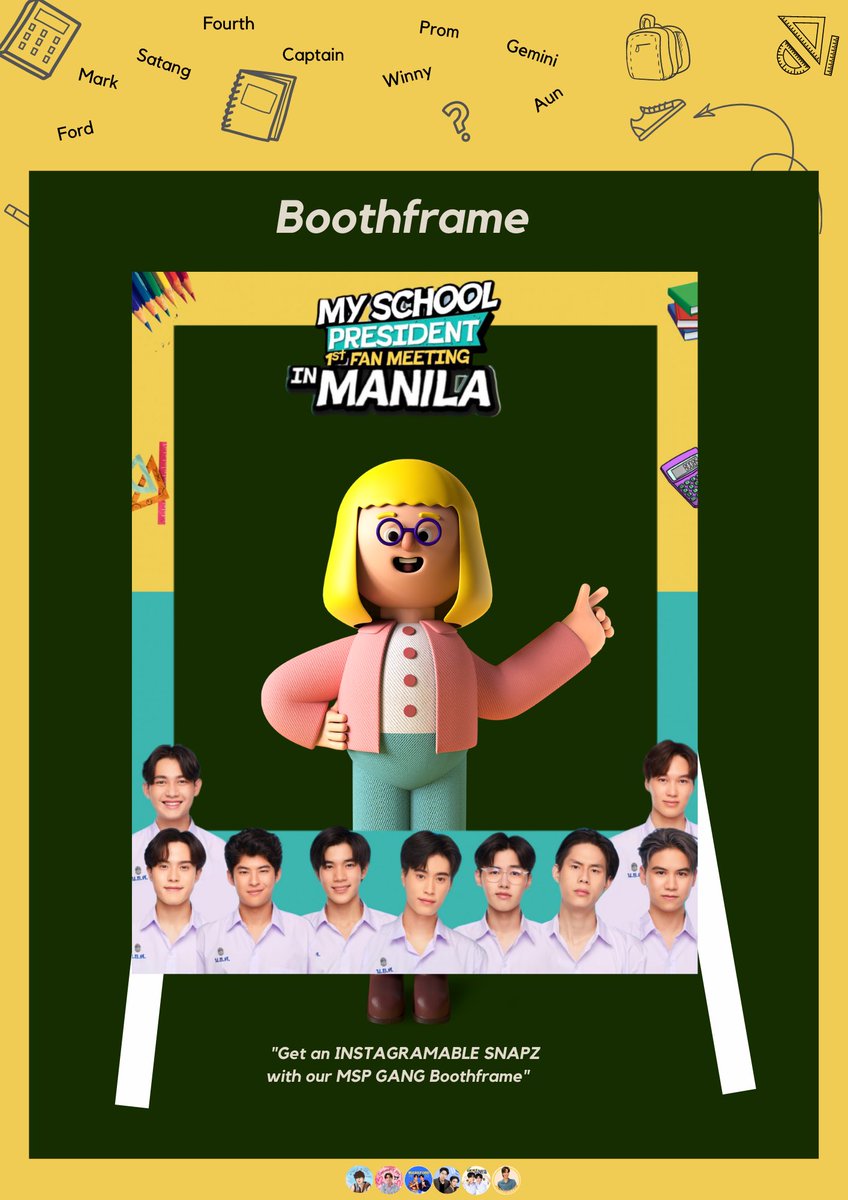 Gem4thRangers's tweet photo. MY SCHOOL PRESIDENT 1ST FAN MEETING IN MANILA

FAN PROJECT FOR THE FANS

Here’s the fan project you can experience at Nomu Tea Philippines!

-Boothframe

#MSPFMinMNL (3/5) https://t.co/xG1ZZV93PL
