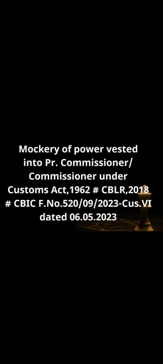 <a href="/cbic_india/">CBIC</a> <a href="/FinMinIndia/">Ministry of Finance</a> <a href="/nsitharamanoffc/">Nirmala Sitharaman Office</a> <a href="/PMOIndia/">PMO India</a> <a href="/IRS_CIT/">IRS(Customs & Indirect Taxes) Association</a> <a href="/ficci_india/">FICCI</a> <a href="/FieoHq/">FIEO</a> <a href="/nsitharaman/">Nirmala Sitharaman</a> <a href="/Ahmd_Customs/">Ahmedabad Customs</a> <a href="/Mundra_Customs/">Mundra Customs Commissionerate</a> <a href="/jnchcustoms/">Nhava Sheva Customs</a> <a href="/ChennaiCustoms/">Chennai Customs</a>