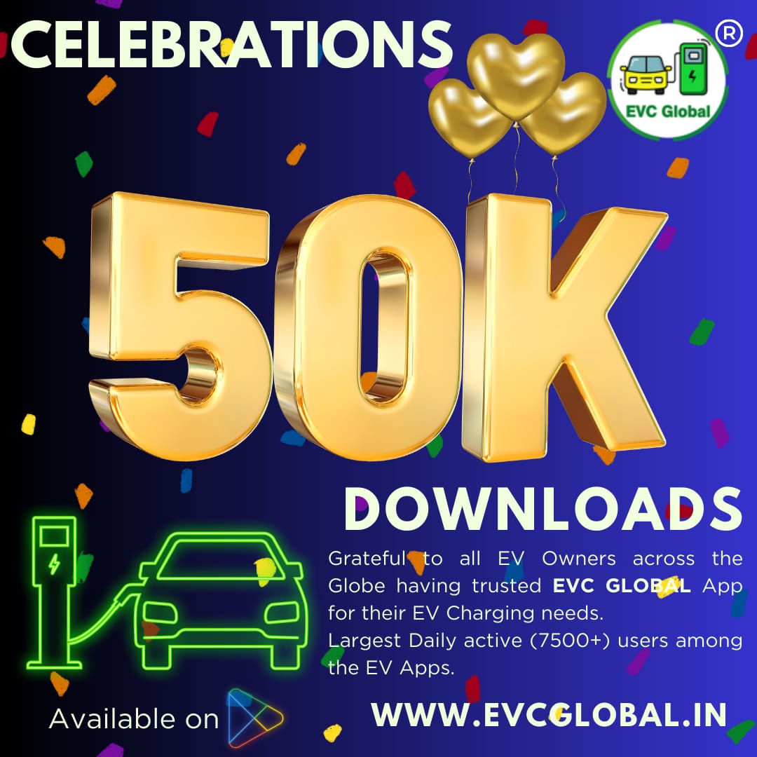 app_evc's tweet photo. Thank you all EV owners for making our App reach this milestone. @evNewsTopic @nitin_gadkari @NexonEVOwnerClb @EVOwners_ @TigorEVowners @EESL_India @MGMotorIn @EESL_India @EVehiclesindia @EVCarNews @londonevshow 
Click to install 
https://t.co/fpqVNZRfk2 https://t.co/gHbITcn0zQ