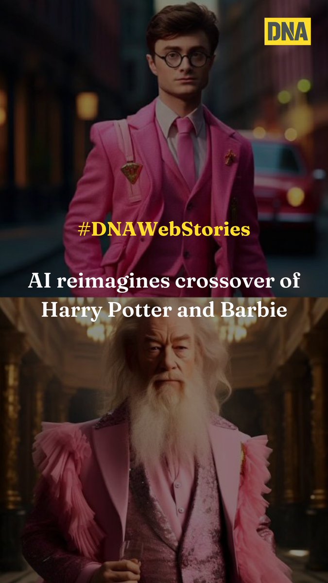 RT @dna: #DNAWebStories | AI reimagines crossover of #HarryPotter and #Barbie

Take a look: https://t.co/OiW3YkQWX4 https://t.co/7KweoYi28Q