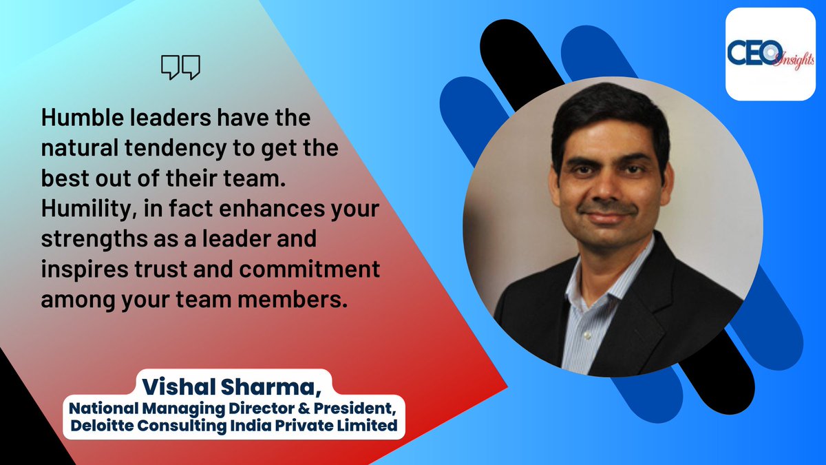 CEO__Insights's tweet photo. Leading in an Age of Transformation

There is no doubt about it, this is the age of massive transformation.

Article: https://t.co/ijOfCRKSSW

Vishal Sharma, National Managing Director &amp; President, @DeloitteIndia

#technology #opportunities #supplychain #transformation #business https://t.co/R6F1m92LYK