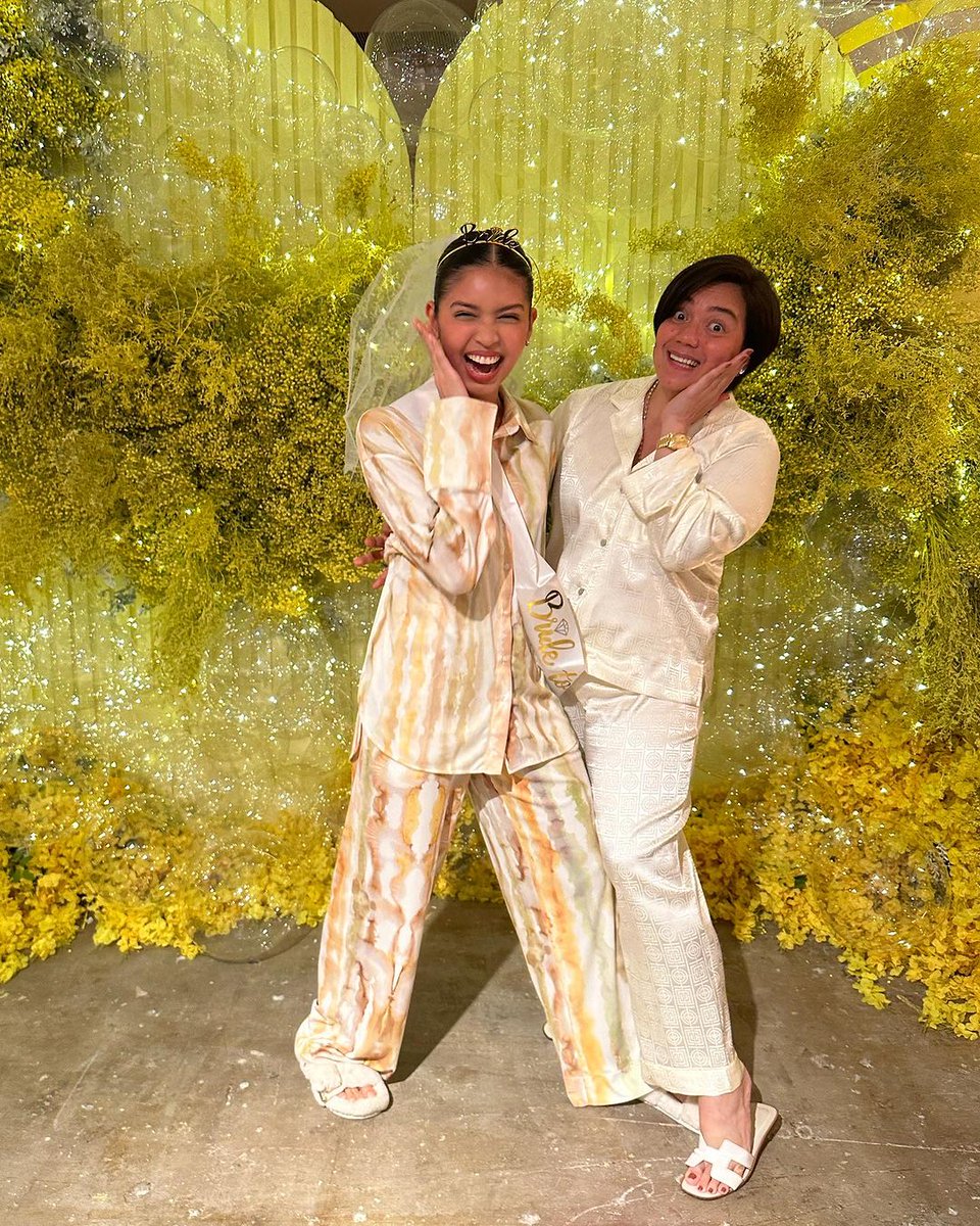 inquirerdotnet's tweet photo. ‘MATAGAL NA KITANG MINAHAL AT ITINURING NA ISANG TUNAY NA ANAK’ 💕

LOOK: Sylvia Sanchez shows off her close bond with her future daughter-in-law Maine Mendoza in their photos during the latter’s bridal shower. | 📷: Sanchez/Instagram https://t.co/gzaOqPIWdn