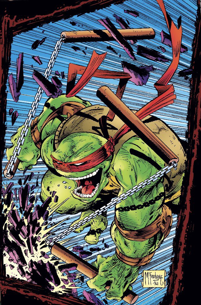 RT @CoolComicArt: Teenage Mutant Ninja Turtles (1992) pin-up by Todd McFarlane @Todd_McFarlane https://t.co/QWy1GDIWHk