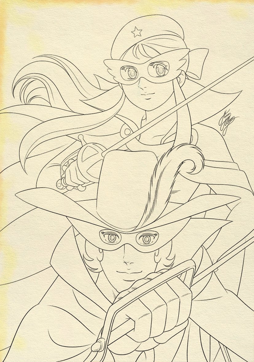 AlbieroMarcoArt's tweet photo. この絵は、私の大好きな少女漫画へのオマージュです!
#IlTulipanoNero #LaStelladellaSenna
#ラ・セーヌの星 #idreit
#marcoalbiero #albieromarco #marcoalbieroart
#AsukaMorimura #MitsuruKaneko #AkioSugino
#Sunrise #Unimax #YamatoVideo #EdizioniBD #JPop
#SimoneLorène #RobertdeVaudreuil https://t.co/XZD6ZFAzKi