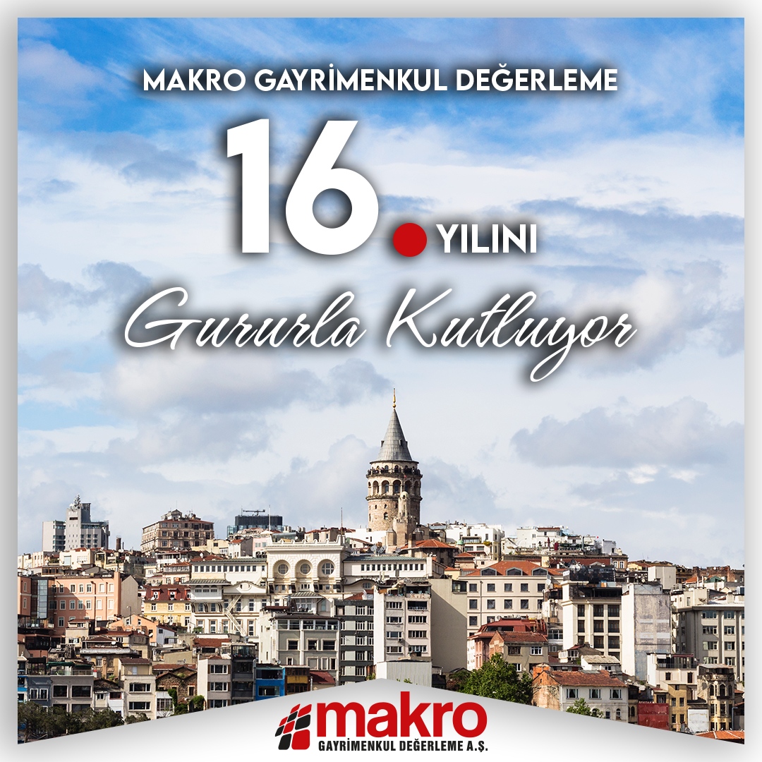 16 yıldır sizlerin güveni ve desteğiyle büyümeye devam ediyoruz. Bu süreçte, gayrimenkul sektöründe birçok başarıya imza attık ve yeni projelerle geleceğe umutla bakıyoruz.

#makrodeğerleme #gayrimenkuldeğerleme #MakroDeğerleme16Yaşında #KuruluşYıldönümü #Gururla16Yıl