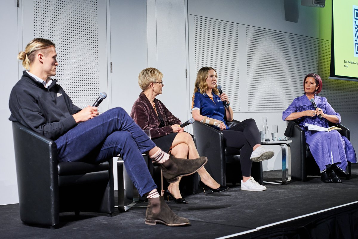 VicInstSport's tweet photo. Last week, VIS athlete @millytapper participated in a panel discussion on Genetics and Sport, mediated by @TraceyLeeHolmes.

This discussion is a great example of our Athlete &amp; Expert Speaker program, available at the VIS.

Listen to the full discussion via #TheTicketPodcast https://t.co/T1Pd9pPvxN