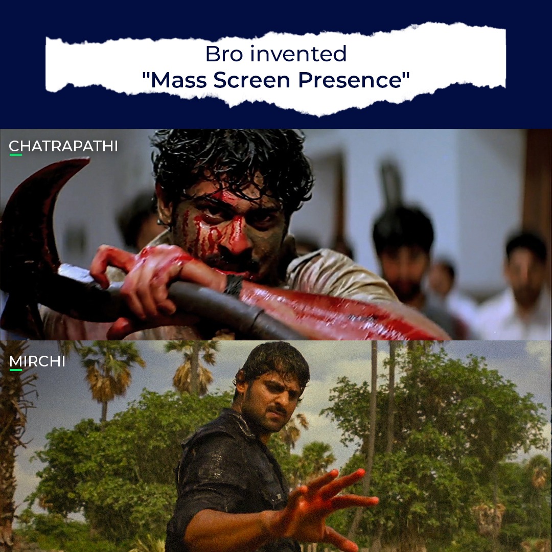 JioHotstarTel_'s tweet photo. Just us featuring #BROs and their invention 

(A series of tweets)  

ft. @PrabhasRaju 

#Prabhas𓃵  #Chatrapathi  #mirchi https://t.co/WyWEwjyNMo