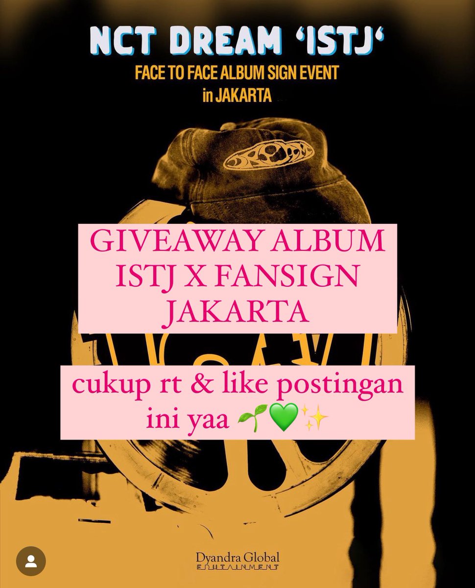 go_prettyvals's tweet photo. ☁️OPEN PO album nct dream ISTJ x Fansign Jakarta☁️ &amp; GIVEAWAY ‼️

✨album sealed 120k ( DP 70k )
✨album sealed + bene 200k (DP 90k) (list prio)

✅ masuk grup WA
✅ bisa CO shopee 

karna ini album fansign jadi harap bersabar ya🫶🏻🫶🏻

INI TERBATAS YA! 
tag. album nct dream istj https://t.co/Kh9OSOi8DC