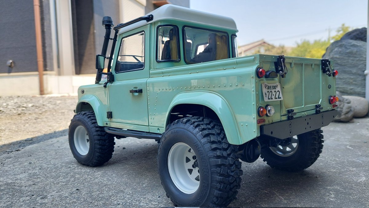PG3110akiho's tweet image. 着弾してたパーツを
取り付け🥵🥵🥵
#スケールクローラー
#ラジコン
#scalecrawler 
#RC4WD