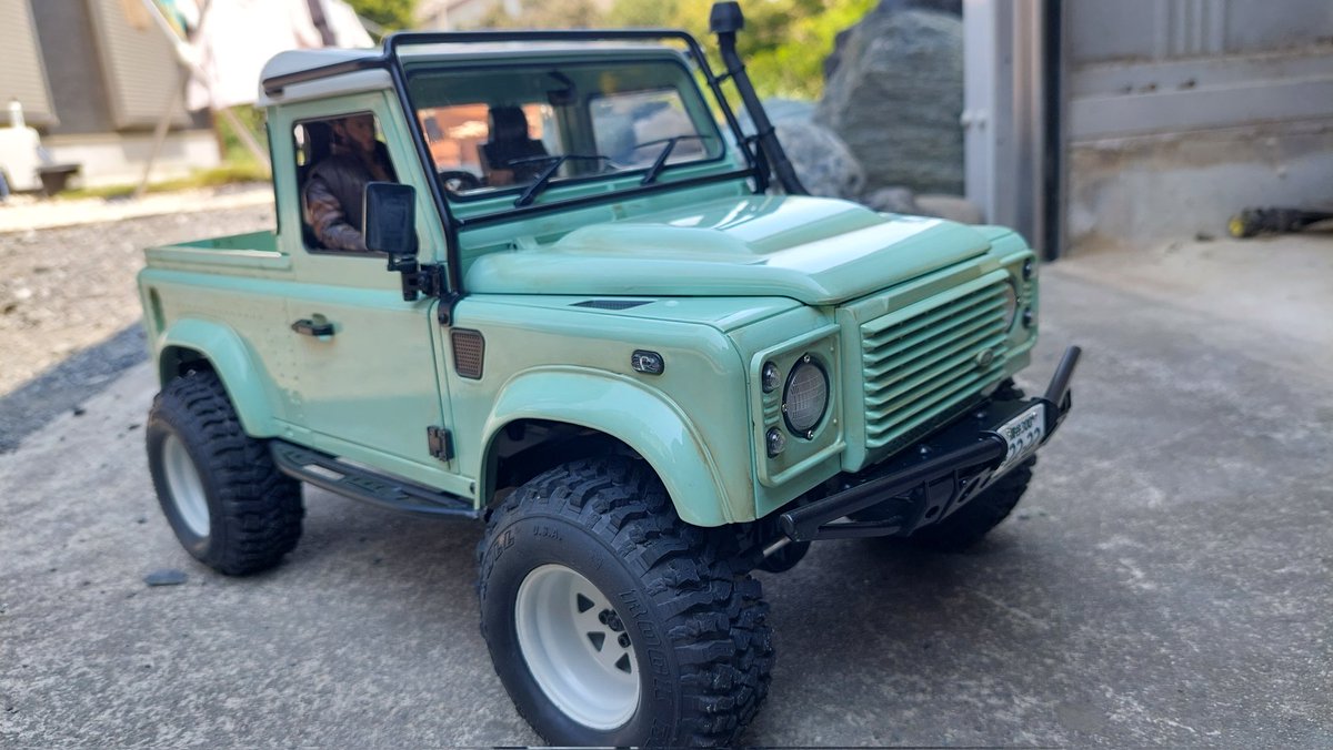 PG3110akiho's tweet image. 着弾してたパーツを
取り付け🥵🥵🥵
#スケールクローラー
#ラジコン
#scalecrawler 
#RC4WD