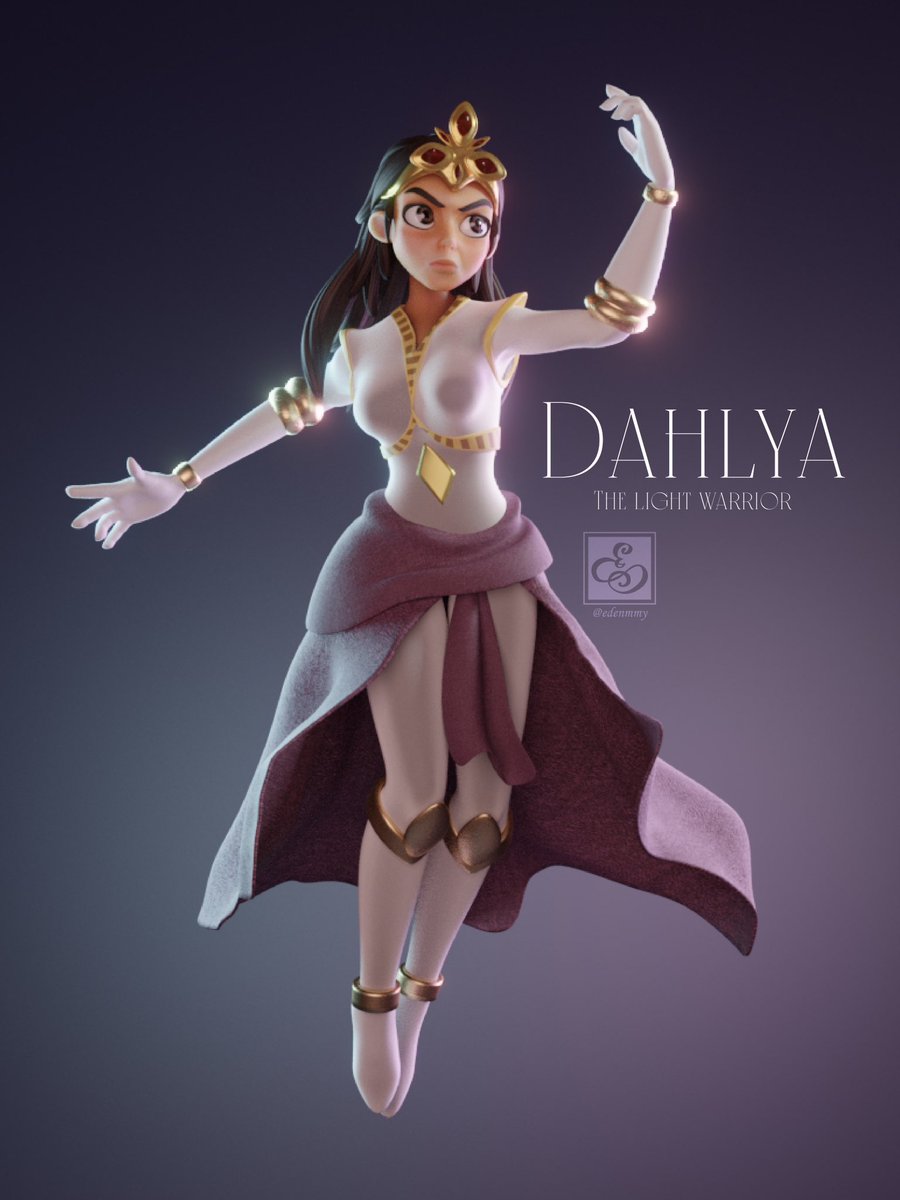 edenmmy's tweet photo. DAHLYA THE LIGHT WARRIOR

Meet DAHLYA, the LIGHT WARRIOR! A long-lost Cahaya Kingdom warrior.

#animation #characterdesign #digitalart #3danimation #blender #behindthescene https://t.co/XKbsSm5ClA