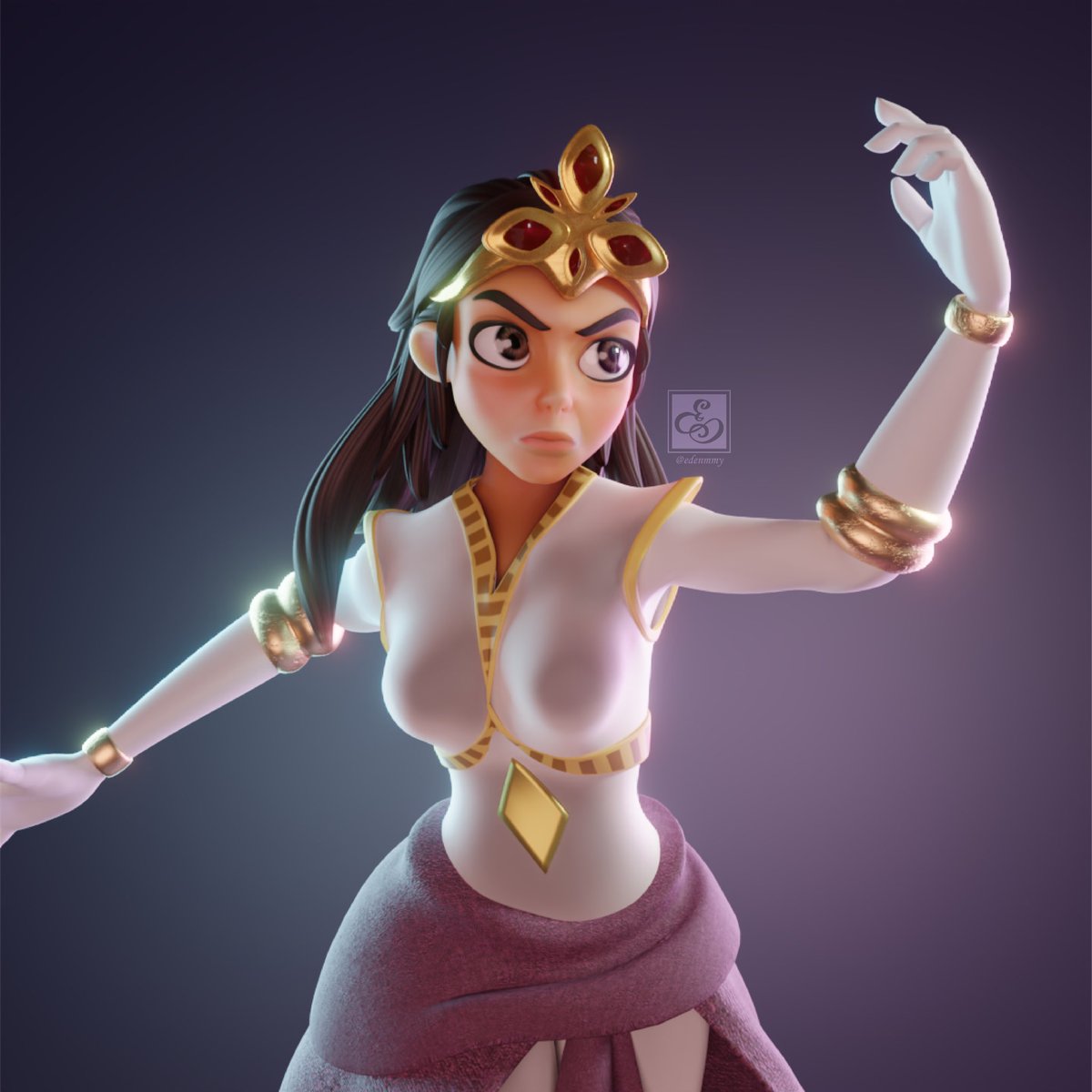 edenmmy's tweet photo. DAHLYA THE LIGHT WARRIOR

Meet DAHLYA, the LIGHT WARRIOR! A long-lost Cahaya Kingdom warrior.

#animation #characterdesign #digitalart #3danimation #blender #behindthescene https://t.co/XKbsSm5ClA