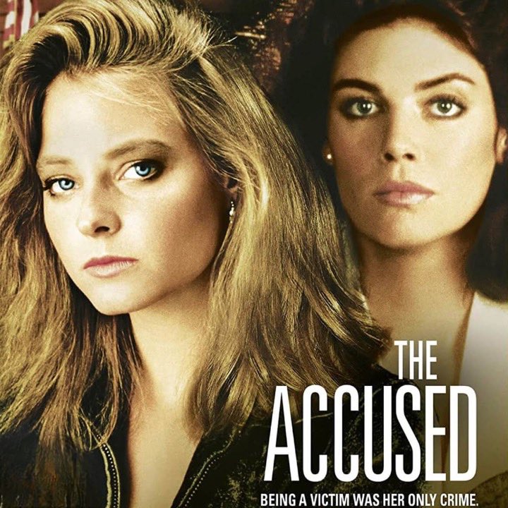 Now watching:  The Accused. #TheAccused #JodieFoster #KellyMcGillis #BernieCoulson #LeoRossi #AnnHearn #CarmenArgenziano #SteveAntin #TomOBrien #PeterVanNorden #TerryDavidMulligan #WoodyBrown #ScottPaulin #KimKondrashoff #StephenEMiller #AndrewKavadas #RoseWeaver #JonathanKaplan