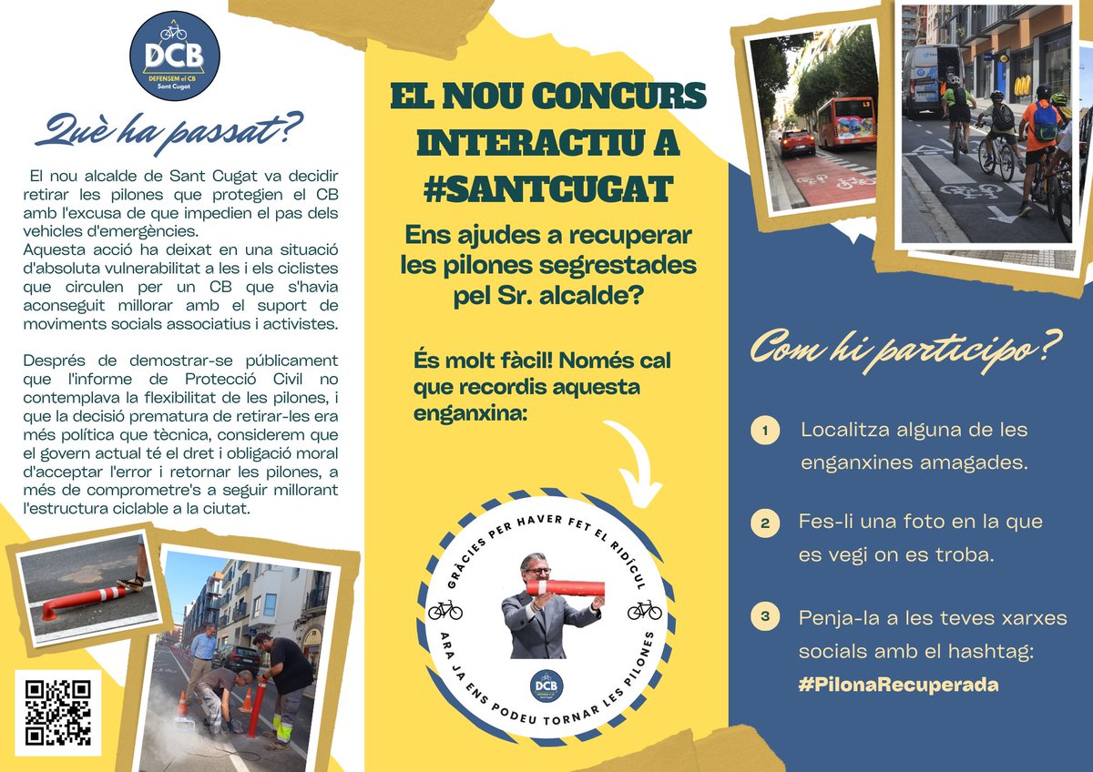 DEFENSEM el Carril Bici a Stcugat tweet media