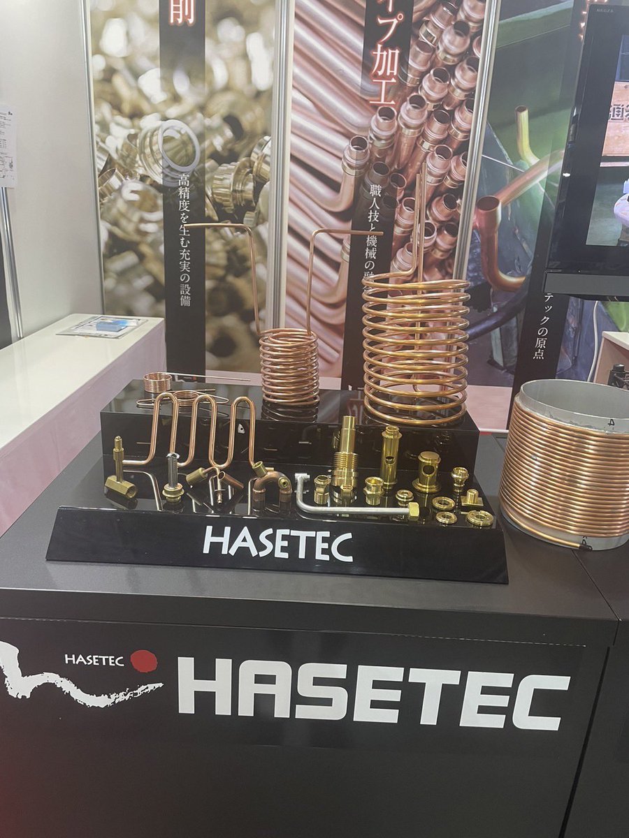 mtd_weldy's tweet image. Aちゃんから斜め前ブースのハセテック様【2I-20】と弊社の協力会社のアルファー精工様【1E-10】の写真が届きました！
サンプルの写真が届くたびに中の人Mも会場で実物が見たい😭という気持ちでいっぱいです😭😭😭
会場にお越しの際にはこちらも要チェックですよー🦾！
#テクノフロンティア2023
