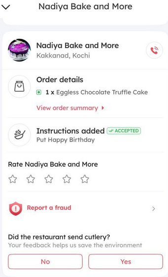 NoelSebu's tweet photo. @zomato 
what I ordered                         what i got. https://t.co/x1VMCauKIO