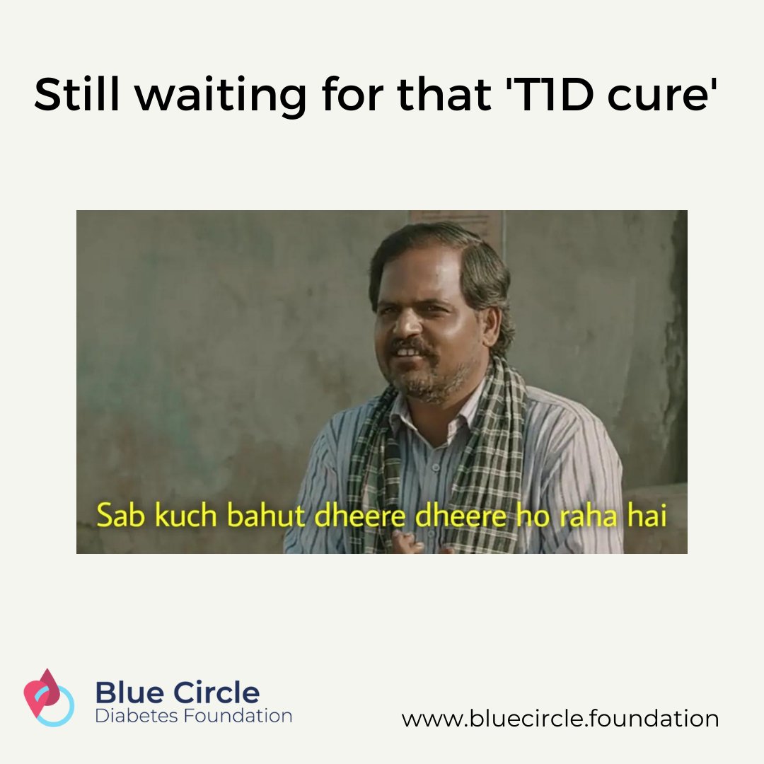 How long has it been for you? Do you think a cure is on the way? 🤔
.
.
.
.
.
.
.
.
.
.
.
.
#Diabetes #T1D #T2D #memes #type1diabetes #type2diabetes #diabetic #MidWeekMemes #meme #Panchayat #AmazonPrime #MentalHealth #burnout #cure #T1DLooksLikeMe #InvisibleIllness #research