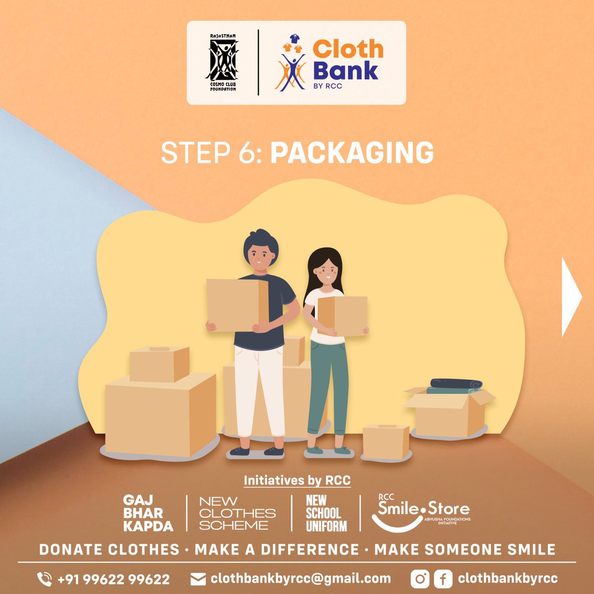 ClothBankbyRCC's tweet photo. Over the past 3 decades, we have distributed 30 lakh + clothes to various section of society. https://t.co/oZc1qh15nr