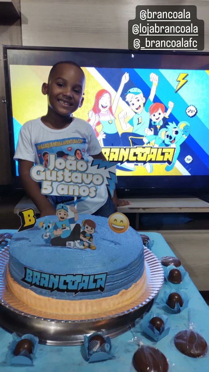 Ele ama esse #brancoala 
Meu João fez 5💕😍