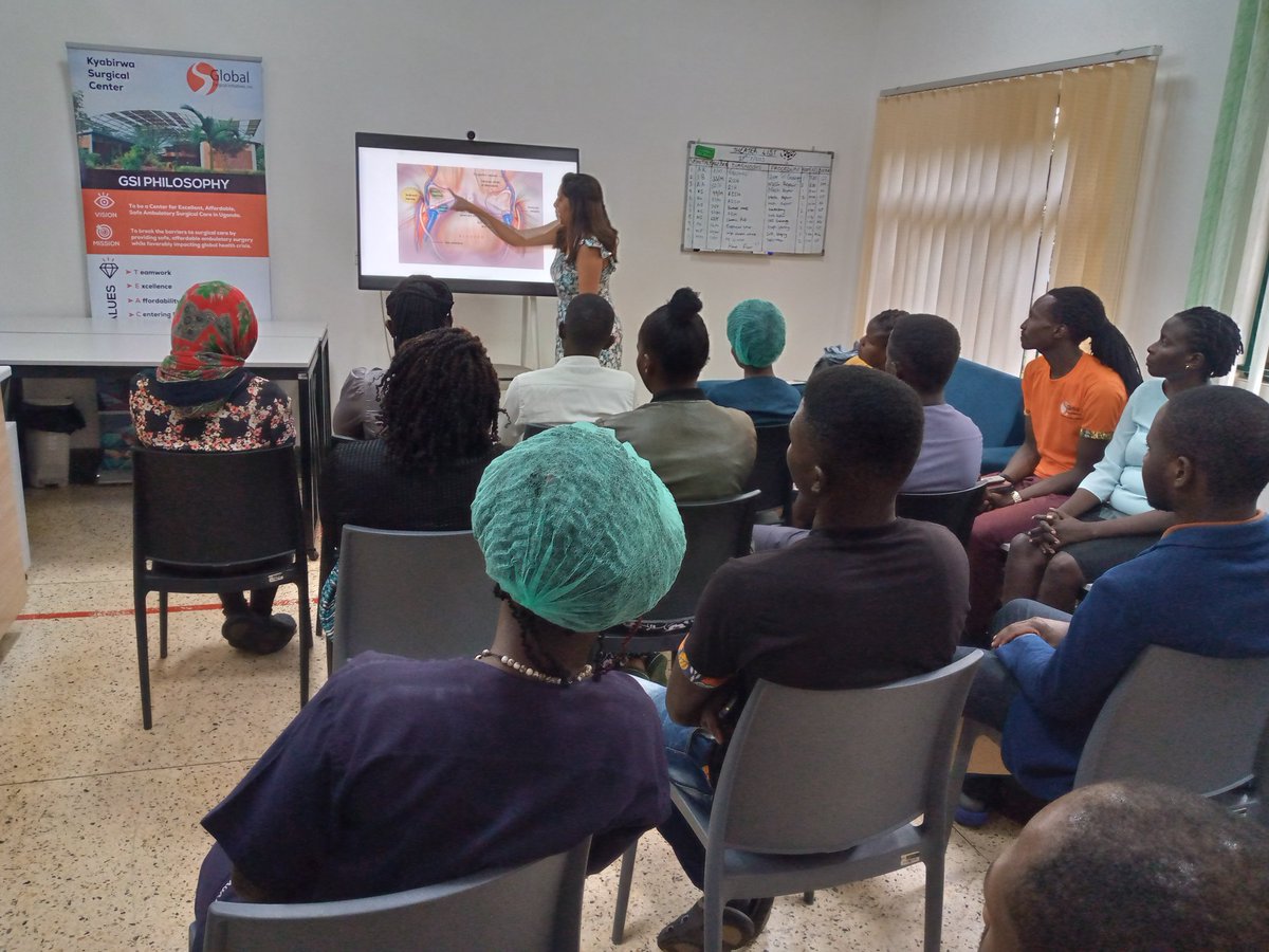 GSI_Kyabirwa's tweet photo. #Happeningnow!!!
Our team having a refresher training on Laparoscopic Vs Open Inguinal hernia repair.
#globalsurgery #weeklyCME https://t.co/gFTVLqLrzJ