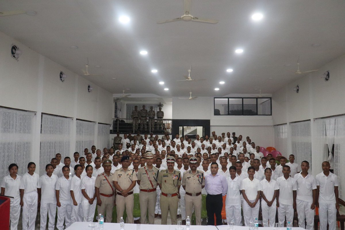 Engrossing time at 2nd <a href="/MeghalayaPolice/">Meghalaya Police</a> Battalion,Goeragre,WGH!
Had a comprehensive review with the Bn officers.Inspected unit hospital&amp;also  interacted with the newly recruited police personnel undergoing training.Interface with young,energetic and talented batch was inspiring!