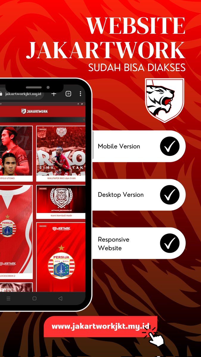 Kami kembali dengan wajah dan semangat baru👆

#Persija #Jakarta #Jakartwork